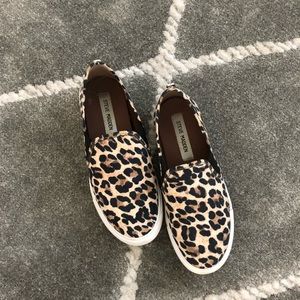 Steve Madden Leopard Slip Ons